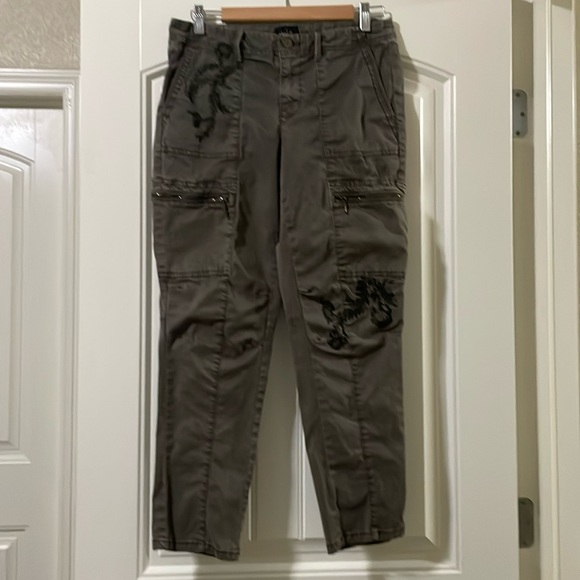 White House black market crop cargo pantss - Picture 1 of 9